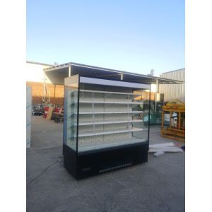 Integral Compressor Refrigerated Open Display Merchandiser With R404a Cooling