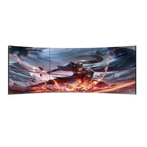 Multi Interface Curved LCD Video Wall Remote Control Function Super Clear 4k Resolution