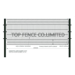3D wire mesh fence panels
