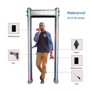 Waterproof 30W Adjustable Sensitivity Door Frame Metal Detector