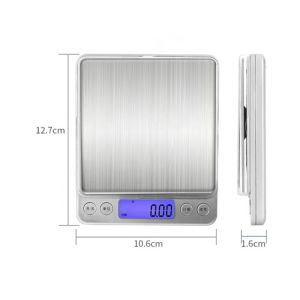 Portable and Accurate Santwell Portable Digital Gram Scale 12.7*10.6*1.6cm Size