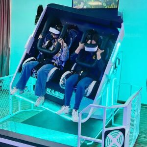 Dreamland each money 9d vr 2 seats flying chair vr 360 motion simulator virtual