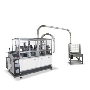 2500 kg 5kw 2-12oz Double Wall Paper Tea Cup Machine 100-110pcs/Min Fully