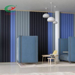 Recycled PET 3D Polyester Fiber Acoustic Panel Mildewproof Durable