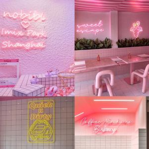 Acrylic neon Flex 12V RGB Waterproof LED Neon Sign Light for Holiday Party