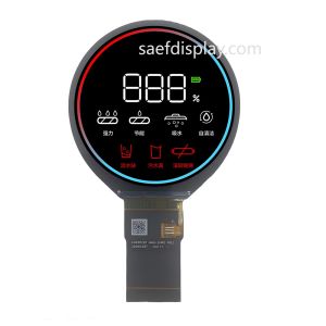 Automotive Grade 2.8 Inch Tft Display SPI+RGB Interface 480*480 Round Circular