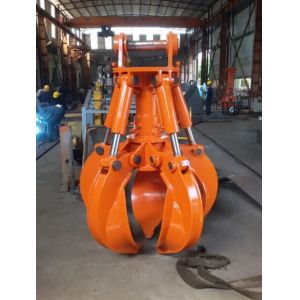 Non Rotating Orange Peel Grab For PC PC ZX 21 Ton Excavator
