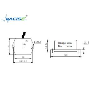 Aircraft Stability Control Linear Acceleration Sensor , Uniaxial Accelerometer