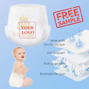Disposable Baby Pant Diapers with A Grade Absorbency and Customizable Features