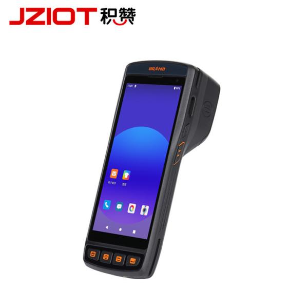Quality Rugged PDAs 2D QR Code Android 11 Mobile Data Terminal Courier Handheld Logistic PDA Barcode Scanner With Printer for sale