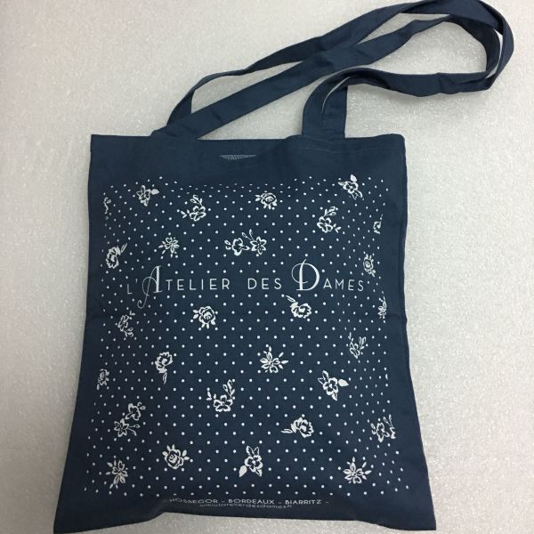 6oz Canvas CMYK Printing 34x45cm Shopping Tote Bag