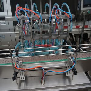 DUOQI YT6T-6G Pneumatic Liquid Filling Machine 6 Filling Nozzles For Milk