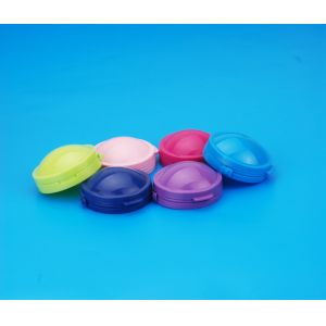 free sample transparent round shape 720ml easy open plastic food pet empty can