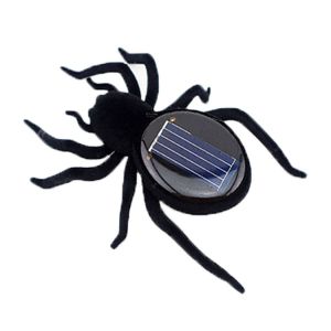China Mini Gag Hot Selling Eco-friendly Solar Powered Solar Insect Plush Spider Solar Toys for Children on sale