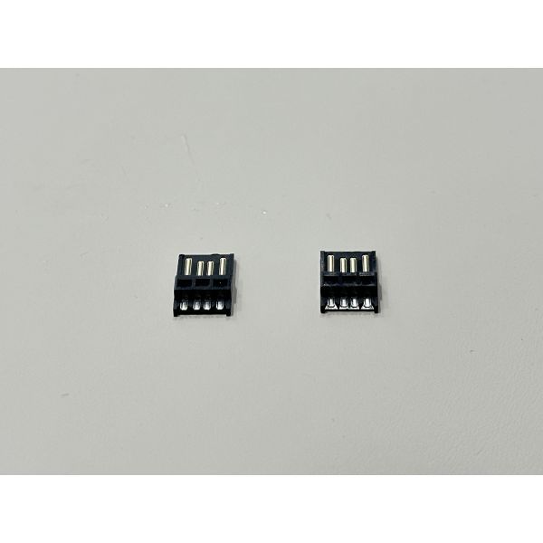 High-Performance USB 2.0 AM Wire Soldering Connector | Gold-Flash Black Housing | Electrical Signal Cable Connector