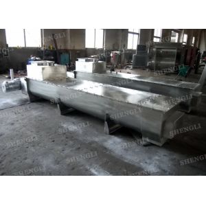 Twin Shafts Paddle Continuous Mixer , Big Output Continuous Ribbon Blender
