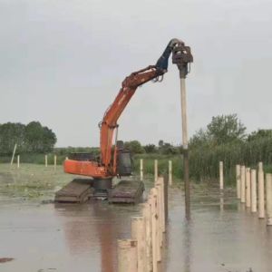 Wholesale Excavator-Mounted Sheet Pile Driver – 32Mpa Working Pressure &amp; High Piling Efficiency from china suppliers