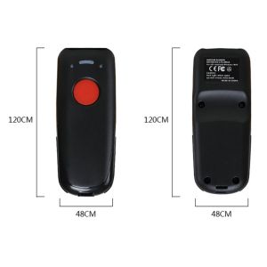 YHD Mini 1D 2D QR Bluetooth Bar Code Reader Portable Image Barcode Scanner