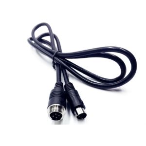 Customized Male To Female S Video Cable For Backup Camera OD 5.0mm