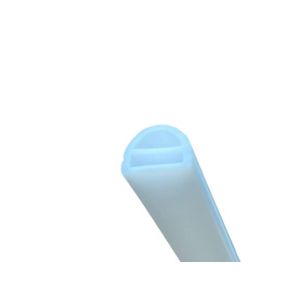Transparent Sun Resistant D Shape Flexible Rubber Door Seal Silicone Profile for