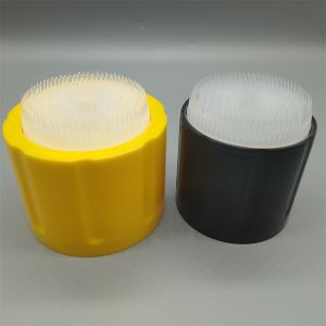 Foam Cleaner Brush Cap with Integrated Dispensing & Scrubbing System for Surface