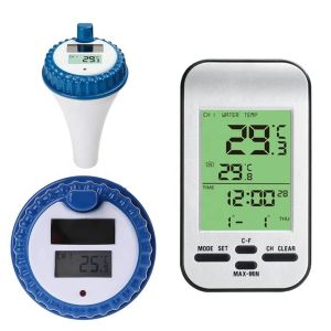 Wireless Swimming Pool Solar Water Temperature Measurement Thermometer 0.5KG 66