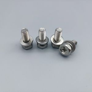 High Strength Hex Bolt With Lock And Plain Washer Assemblies