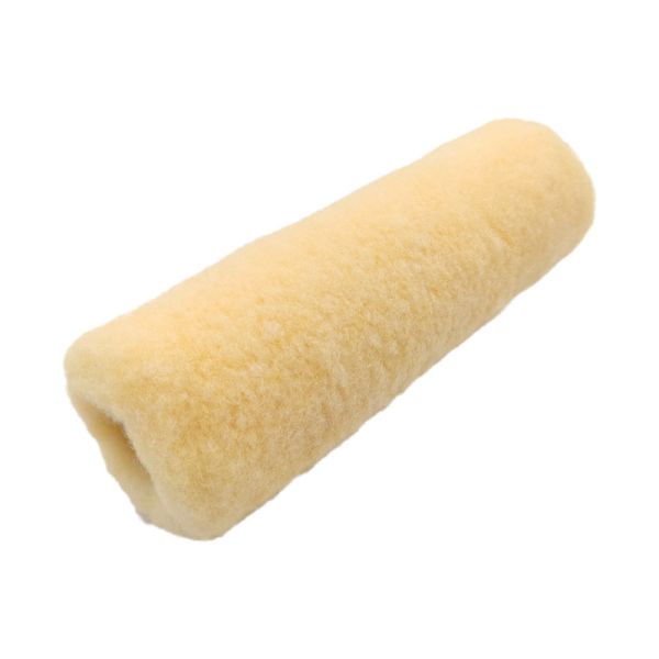 Quality Yellow Blended Fabric 7 Inch Refillable Paint Roller With Handle for sale