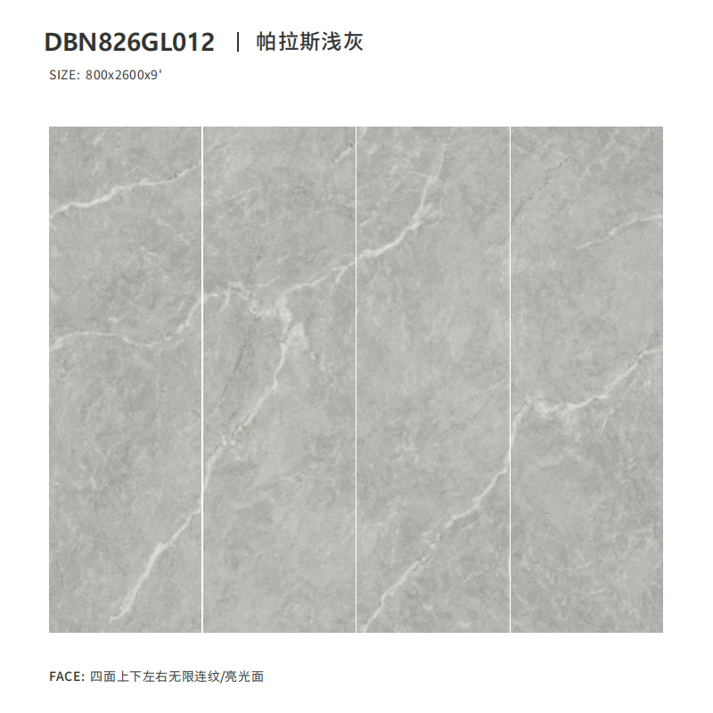 Rectified Glazed Porcelain Tile with Porcelain Material and 0.05% Water