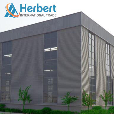 Q355B Steel Structure Warehouse Building 50mm Roof Flat Roof Warehouse Welding