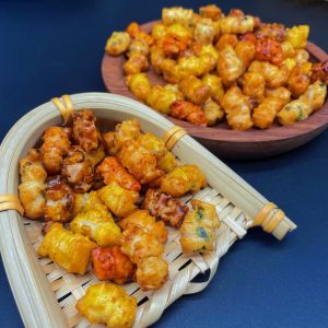 Mixed Rice Cracker Grain Snack A Popular Snack In Asia Soy Sauce Toning