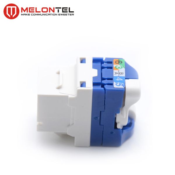 Rotary Toolless Keystone Jack 8 Pin PC Material MT 5108 For Telephone Outlet