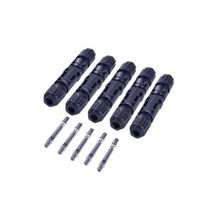 MC4 Solar Panel Cable Connectors Copper Bar Terminal 50A IP68 Waterproof 14-8AWG