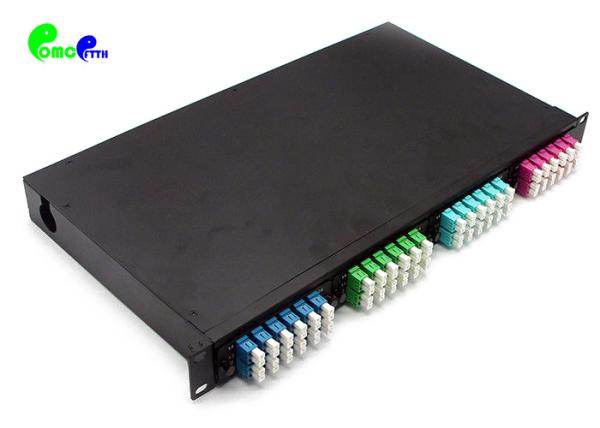 Quality MTP Cassette 1U 19' Rack Mount Patch Panel Loaded M 4x MTP - LC 12F Cassette Type A and Type AF both available, 96F max for sale