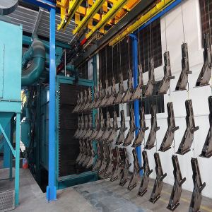 Lpg Tanks Mechanical Overhead Chain Shot Blasting Machine