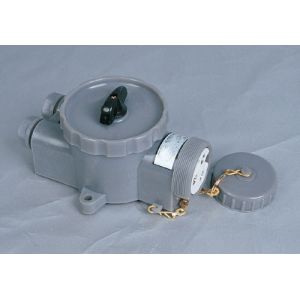 marine socket CZF3-2 nylon marine socket 500V marine plug and socket with switch