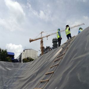 Pond Liner Waterproof Sheet Fish Farm Rough 1.5mm Textured HDPE Geomembrane