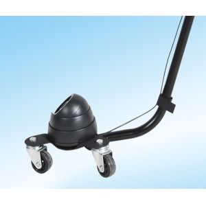 DVR Function Under Vehicle Inspection Camera Three Wheels For Security Checking