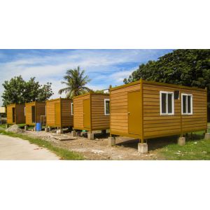 Multi-function 40ft 20ft Flat Pack House Prefabricated Water-Proof Living