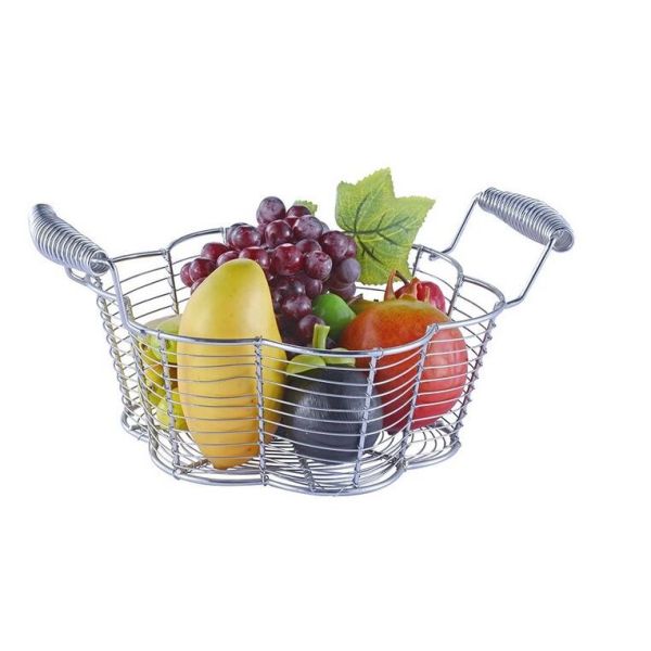 Metal Wire Mesh Perforated Baking Tray Hanger Fruit Vegetable Basket Anti Rust