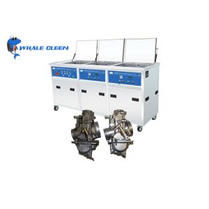 China Professional 1200W 3 Tanks Ultrasonic Cleaning Machine for Metal Belt Parts Oil Removal on sale