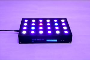 Programmable led aquarium reef lighting with full spectrum,two channels intelligent led aquarium light program dimming
