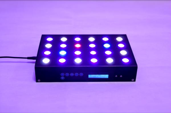 Quality Programmable led aquarium reef lighting with full spectrum,two channels intelligent led aquarium light program dimming for sale