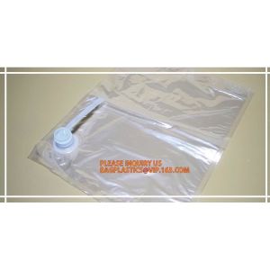 custom aluminium foil plastic packaging bag in box from 1 to 25L in size, for