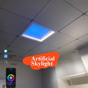 IP65 Artificial Sunlight Panel For Eco Friendly Vertical Lighting 600*600*295mm