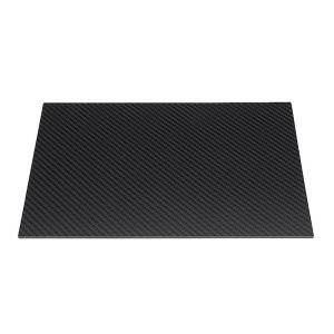3K 100% Rigid Carbon Fibre Sheet 0.25, 0.5, 1.0, 1.5, 2.0, 2.5, 3.0, 4.0, 5.0mm