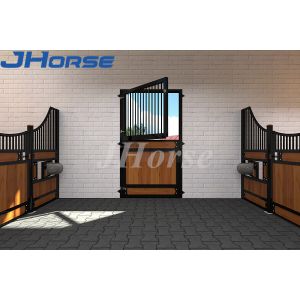 Durable High Resistance Stall Front Kits Interlocking Double Dutch Door Barn