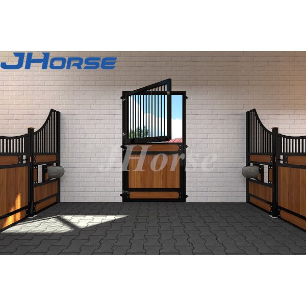 Durable High Resistance Stall Front Kits Interlocking Double Dutch Door Barn