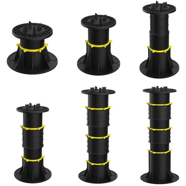 Recycled Plastic Adjustable Pedestal For Deck 45mm-80mm