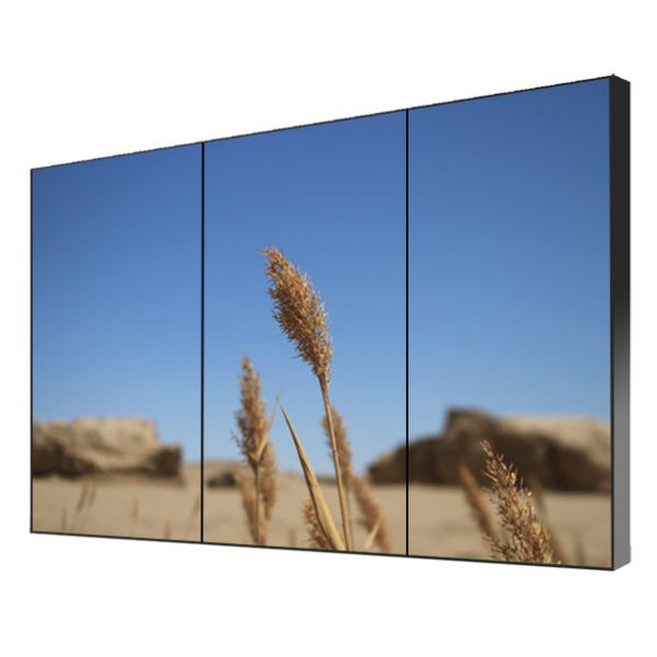 Vertical Narrow Bezel LCD Video Wall Solution Display 500cd/m² Brightness 1 Year